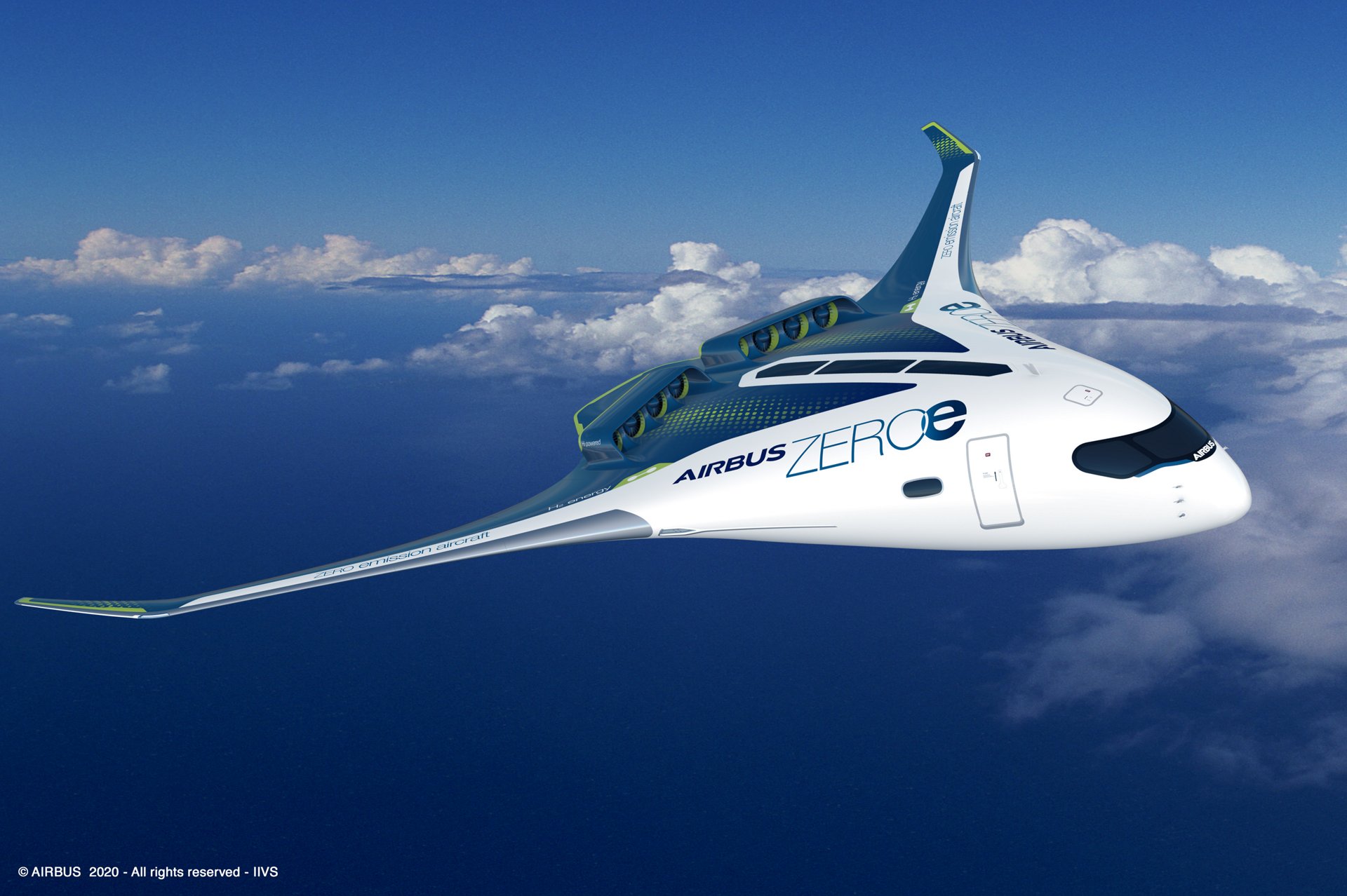 Airbus Reveals Zero-Emission Concept Aircraft
